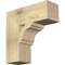 Ekena Millwork Olympic Block Rough Sawn Bracket, Douglas Fir, 6"W x 18"D x 18"H BKT06X18X18OLY05RDF - alternate 1